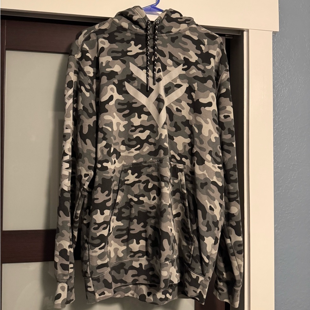 Camouflage Hoodie with Logo